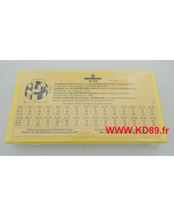 BERGEON 4166 - Assortiments de 225 bouchons