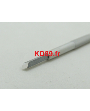BERGEON 2930 - Burin en métal dur 2 x 2 mm avec manche métal