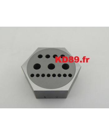 BERGEON 1907 - Enclume en acier avec 15 trous et 4 fentes