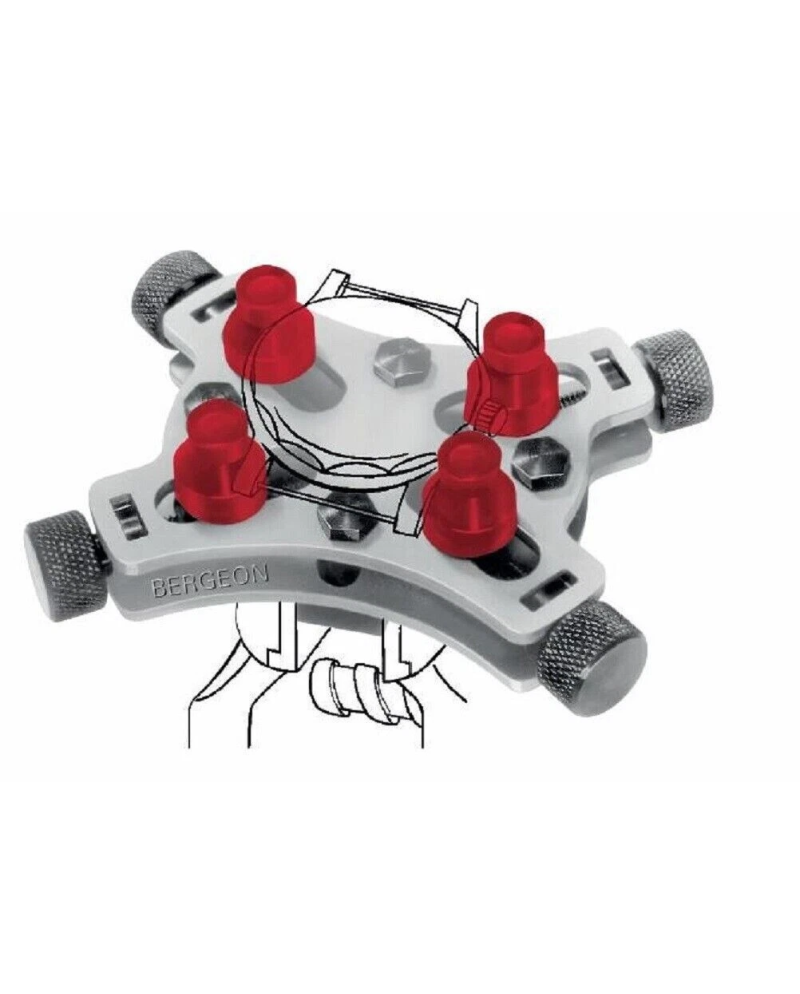 BERGEON 2820 – Étau universel à fixer sur étau