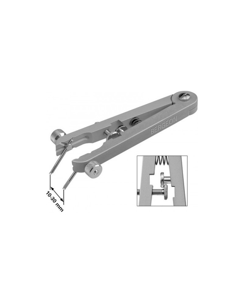 BERGEON 6825-PF - Pince pour poser les bracelets de montres pointe fine
