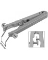 BERGEON 6825-PF - Pince pour poser les bracelets de montres pointe fine