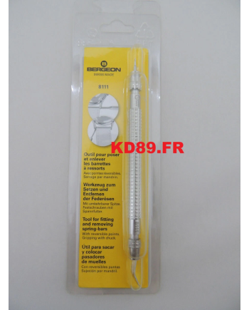 BERGEON 8111 - Outil aux barrettes avec mandrin