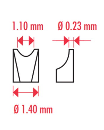 HOROTEC 10.009 / 10.009-A - Outil aux barrettes avec fourchettes