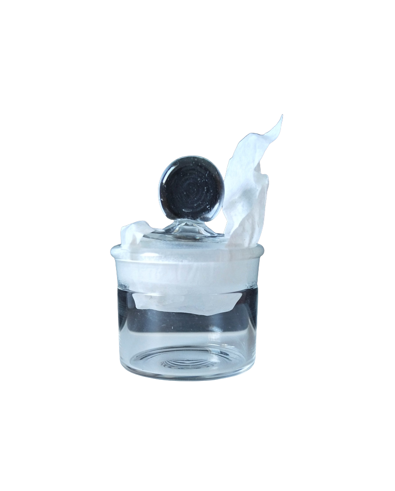 HOROTEC 17.318 – Benzinier en verre avec bouton