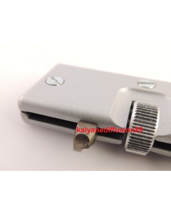 HOROTEC 07.210 - Ouvre-boîte classique à 2 mors pour fonds vissés