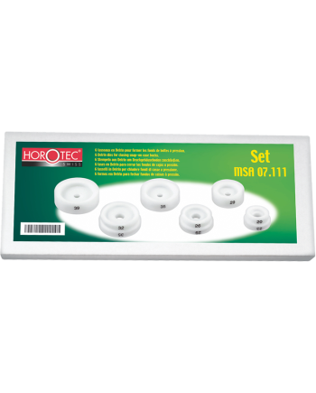 HOROTEC 07.111 - Assortiment de tasseaux réversibles pour fermer les fonds de montres