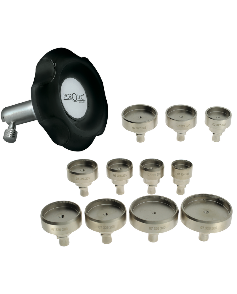 HOROTEC 07.308 - Assortiment de tasseaux pour fonds de montres Rolex et Baume & Mercier