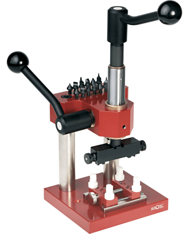 HOROTEC 07.367 - Potence à crémaillère pour fonds de boîtes vissés