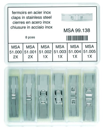 Assortiment de boucles déployantes - HOROTEC