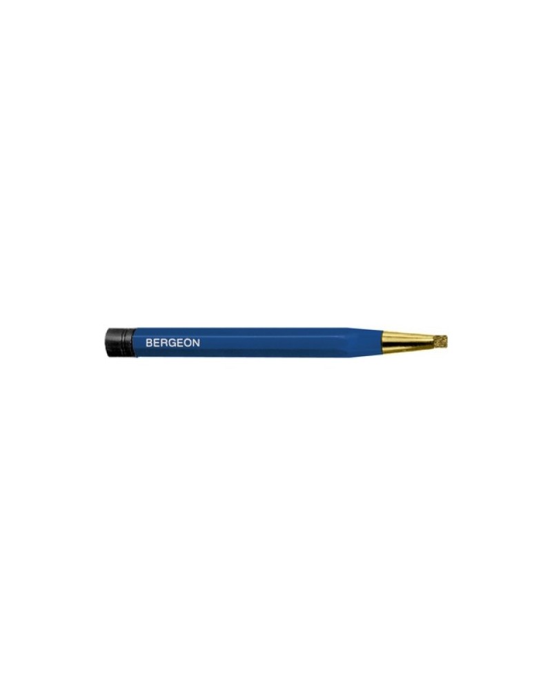 BERGEON 2834-L - Stylo gratte-brosse en laiton