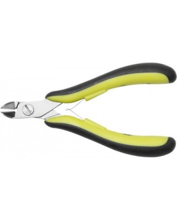 BERGEON 3627 - Pince coupante de côté bec court coupe flush antistatique