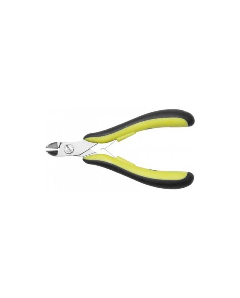 BERGEON 3627 - Pince coupante de côté bec court coupe flush antistatique