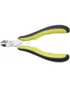 BERGEON 3627 - Pince coupante de côté bec court coupe flush antistatique