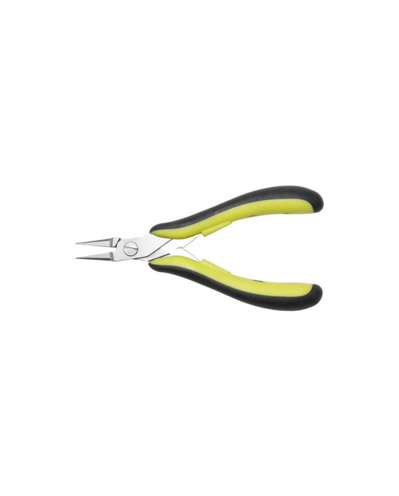 BERGEON 3624 - Pince plate à bec lisse antistatique