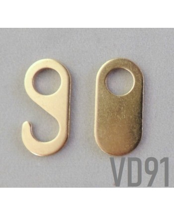 Crochet | Rondelle Laiton pour chaîne de coucou