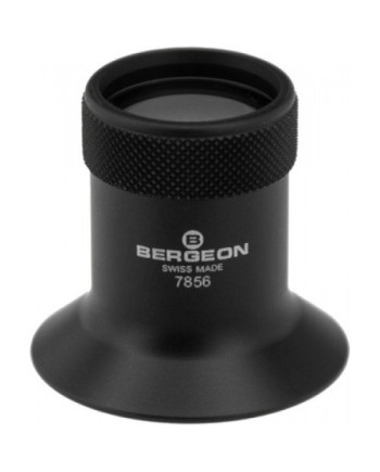 BERGEON 7856-x - Loupe en aluminium avec bague moletée