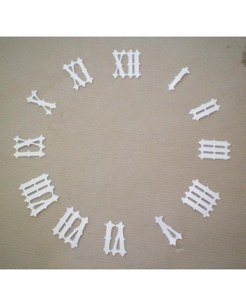 Chiffres de pendule coucou, plastique