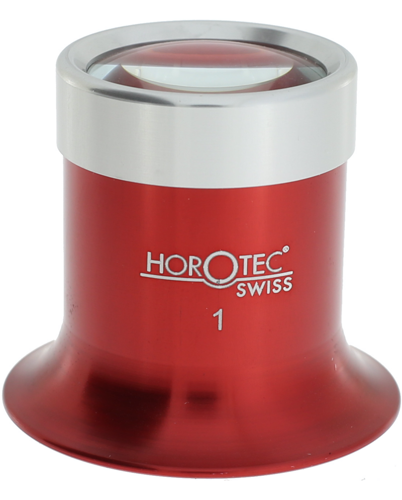 HOROTEC 00.031 - Loupe en aluminium avec bague vissée
