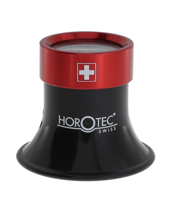 HOROTEC 00.032 - Loupe en plastique avec bague aluminium
