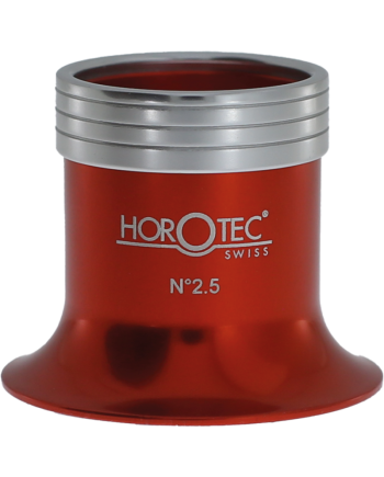 HOROTEC 00.033 - Loupe en aluminium avec bague vissée