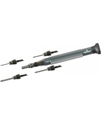 BERGEON 7902-CR - Tournevis avec 5 adaptateurs rapides cruciformes