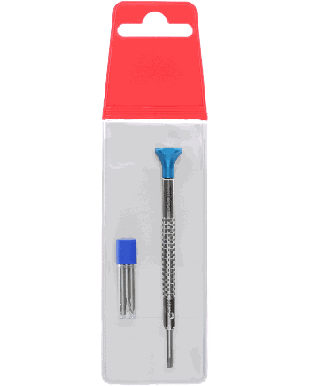HOROTEC 01.219- Tournevis avec mèches de rechange en tube