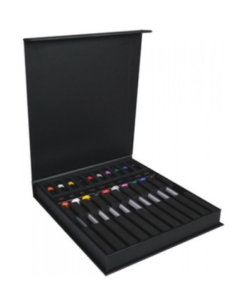 BERGEON 30081-AC10 - Coffret de 10 tournevis d'horloger avec mèches de rechange