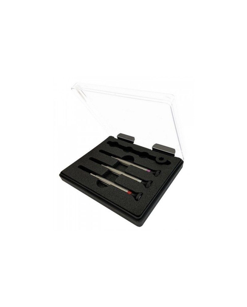 BERGEON 7965-MTX - Coffret de 3 tournevis à profilé spécial avec tambour