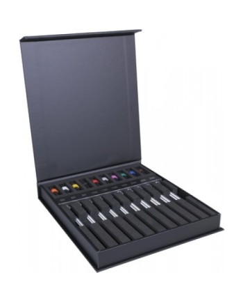 BERGEON 30080-AC10 - Coffret de 10 tournevis d'horloger en laiton chromé