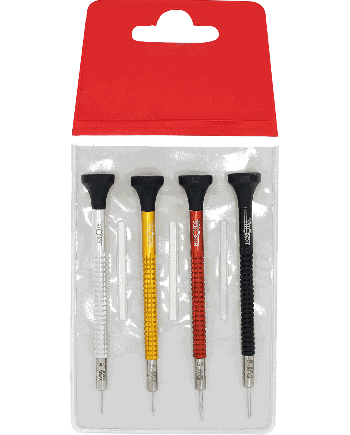 copie de HOROTEC 01.020-G - Pochette de 4 tournevis d'horloger