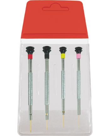 HOROTEC 01.004 - Pochette de 4 tournevis antimagnétiques