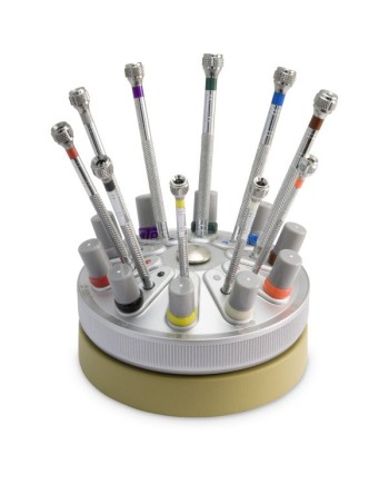 BECO TECHNIC 205950 - Socle tournant avec 10 tournevis d'horloger