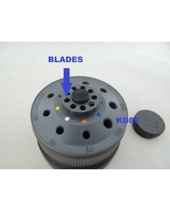 BERGEON 6899-S09 - Socle tournant avec 9 tournevis d'horloger