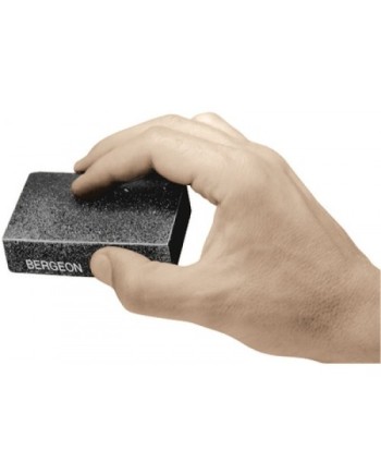 BERGEON 5444 - Éponge grattante abrasive (grain fin, moyen ou grossier)