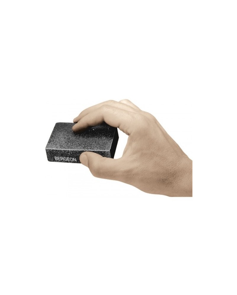 BERGEON 5444 - Éponge grattante abrasive (grain fin, moyen ou grossier)
