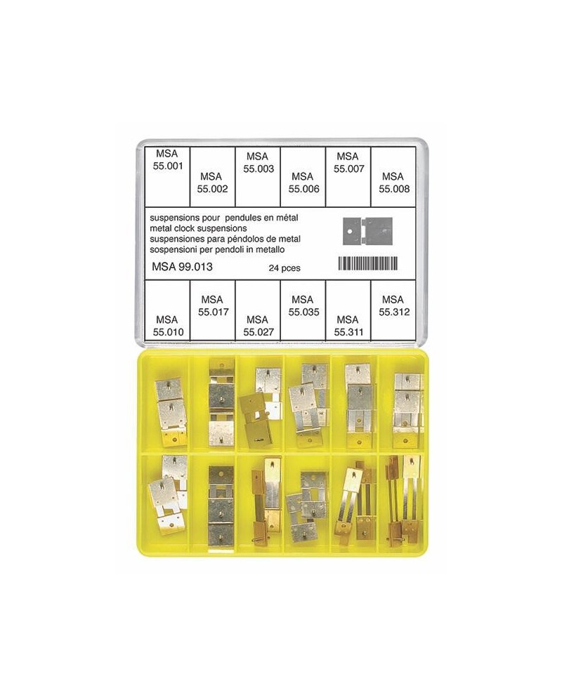 Assortiment de suspensions pour pendule - HOROTEC 99.013