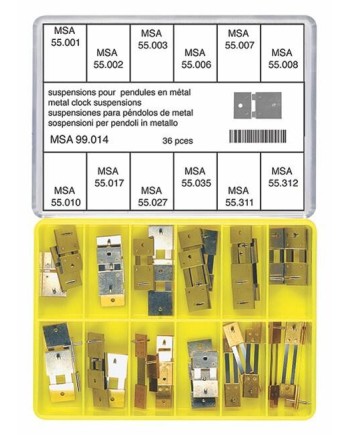 Assortiment de suspensions pour pendule - HOROTEC  99.014