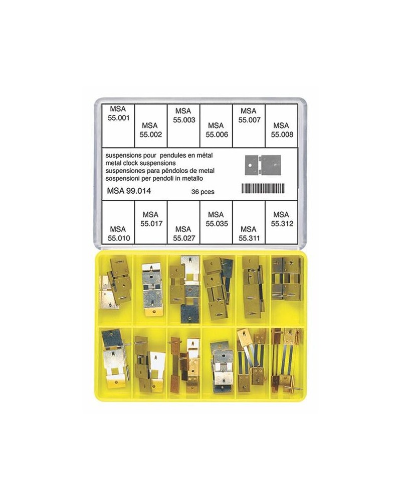 Assortiment de suspensions pour pendule - HOROTEC  99.014