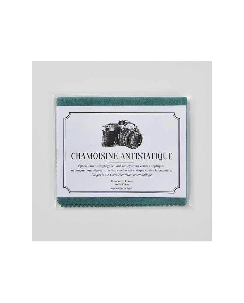 IMPREGNA - Chamoisine antistatique pour optiques 30 x 25 cm