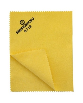 BERGEON 6719 - Chiffon imprégné pour polissage de l'or 300 x 190 mm