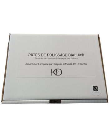 OSBORN DIALUX - Assortiment de 8 pâtes à polir