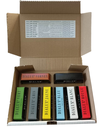 OSBORN DIALUX - Assortiment de 8 pâtes à polir
