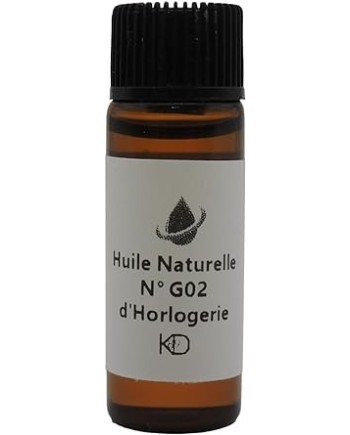 La G02 - Huile naturelle pour horloges 5 ml