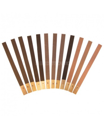 BECO TECHNIC 213200 - Assortiment de 12 cabrons d’émeri type spatule