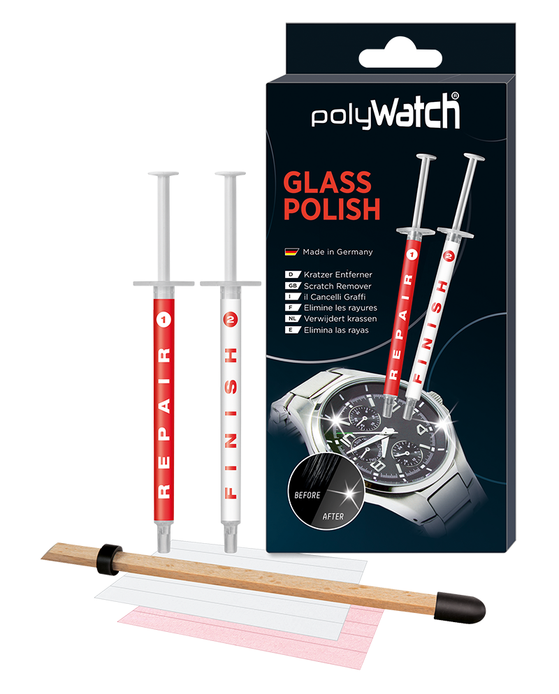 POLYWATCH - Glass Polish kit pour verres minéraux