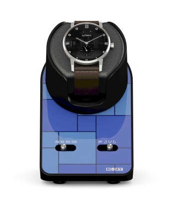 BECO TECHNIC 309135 - Remontoir 1 montre automatique BOXY bleu