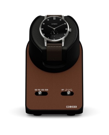 BECO TECHNIC 309138 - Remontoir 1 montre automatique BOXY brun