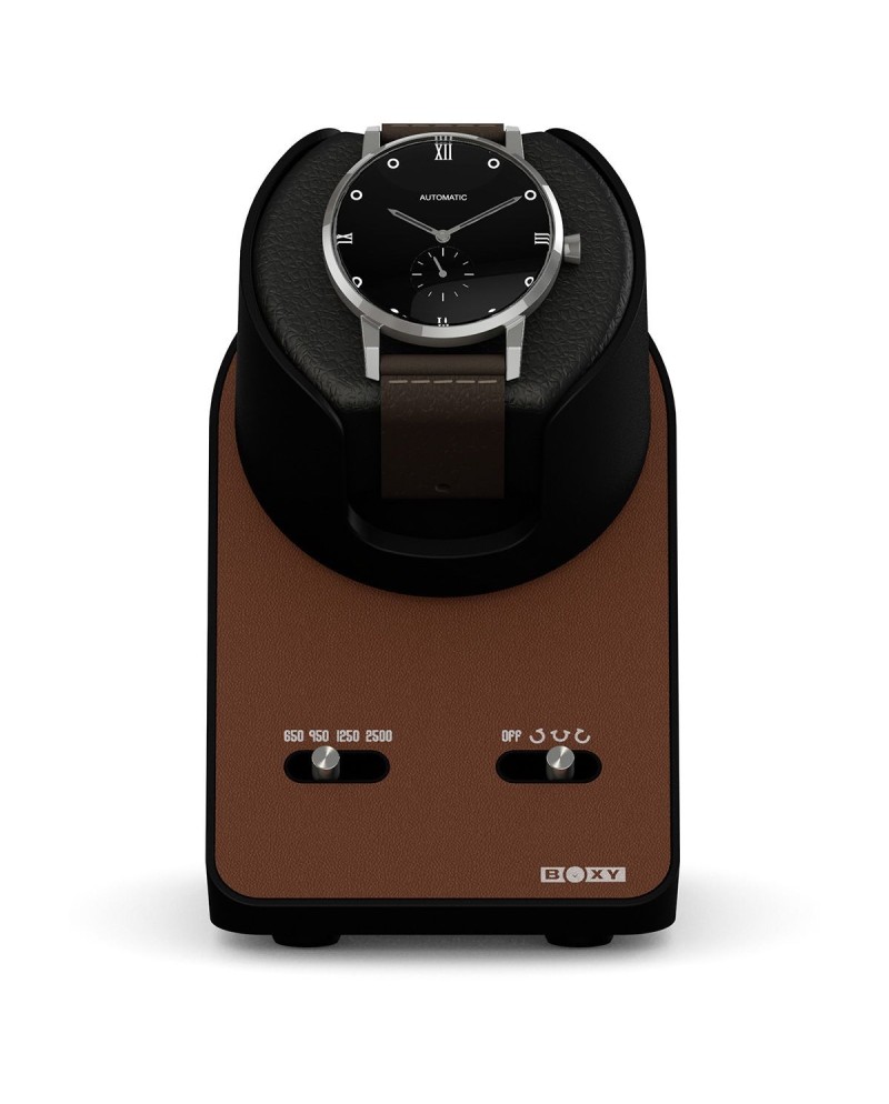 BECO TECHNIC 309138 - Remontoir 1 montre automatique BOXY brun