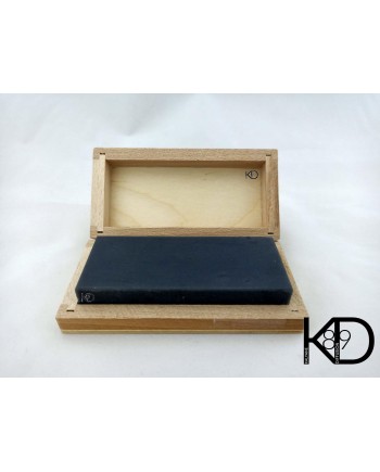 Pierre de touche naturelle en coffret bois
